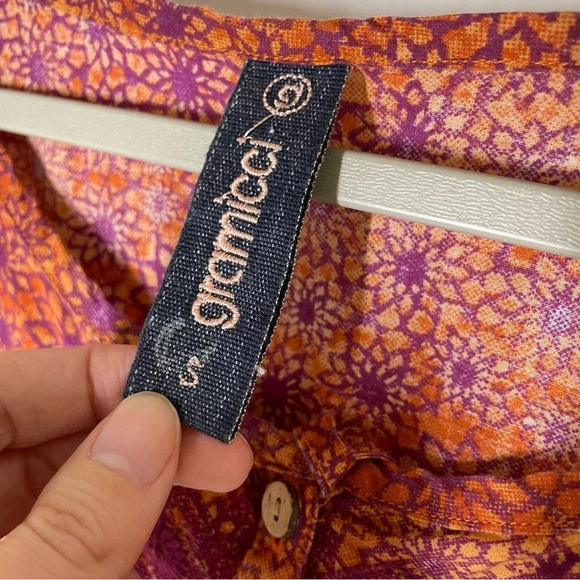 Gramicci Floral Embroidered Peasant Blouse Size Small - Picture 2 of 9